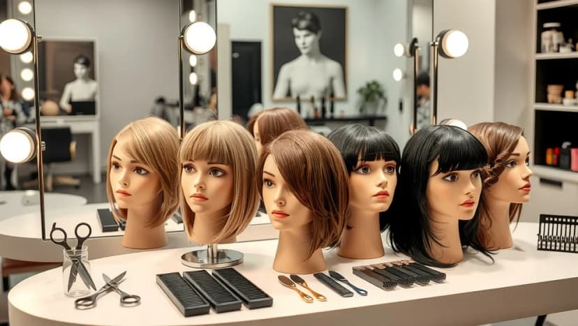 Frisyr runt ansikte för dubbelhaka