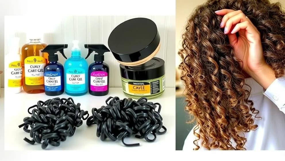 Gel lockigt hår som håller hela dagen