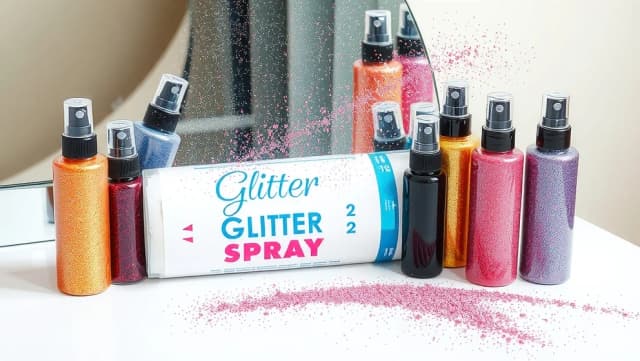 Glitter spray för hår och kropp som funkerar