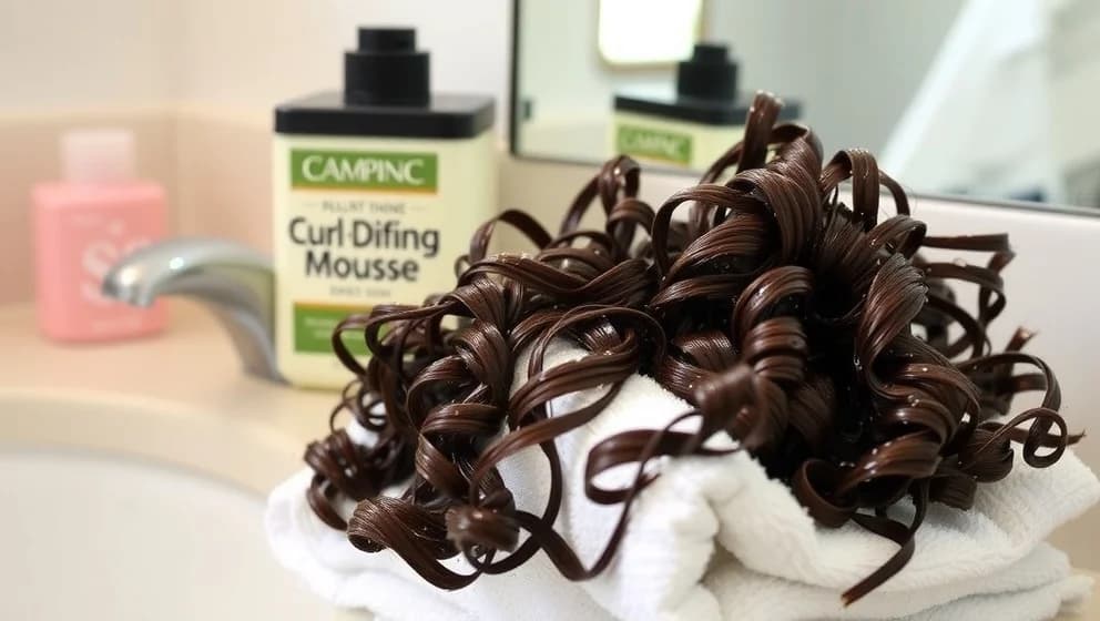 Mousse för lockigt hår som fungerar