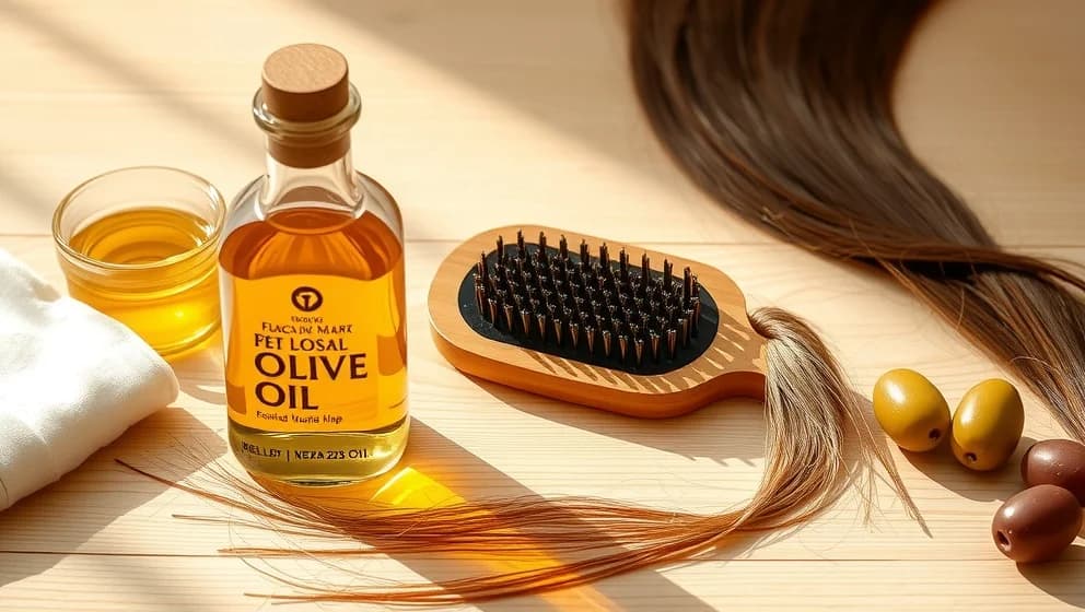 Olivolja i hårbotten gör det bättre