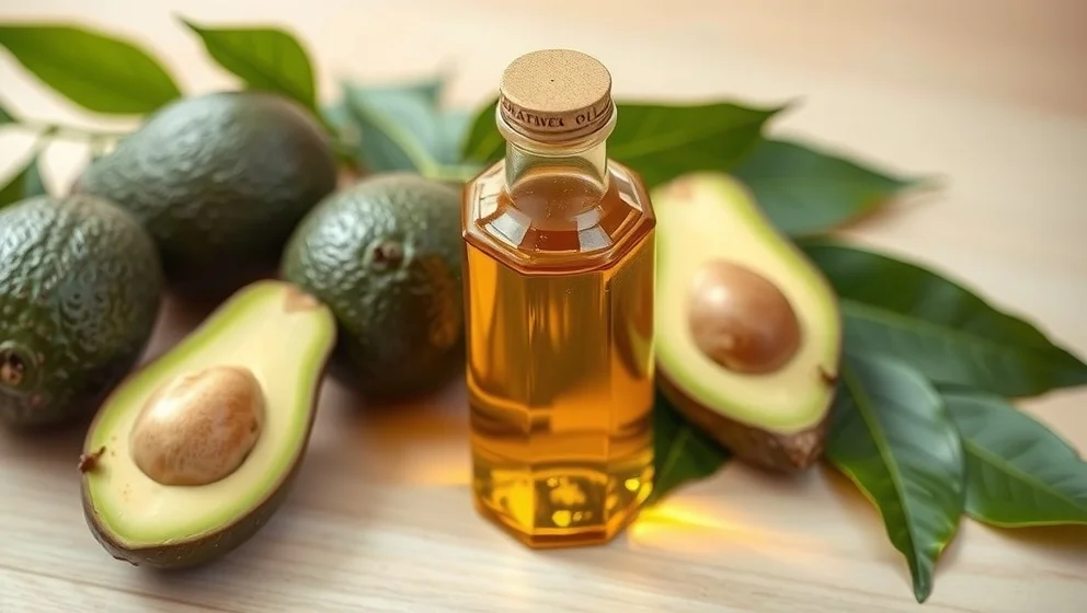 Persea gratissima olja för hud och hälsa