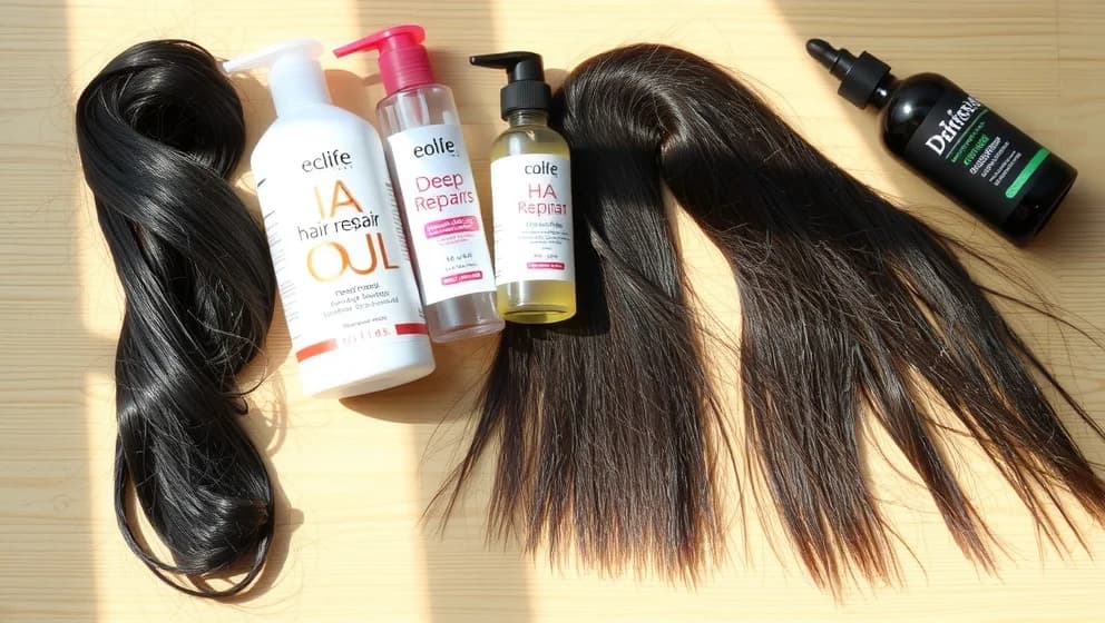 Så reparerar du skadat hår hemma