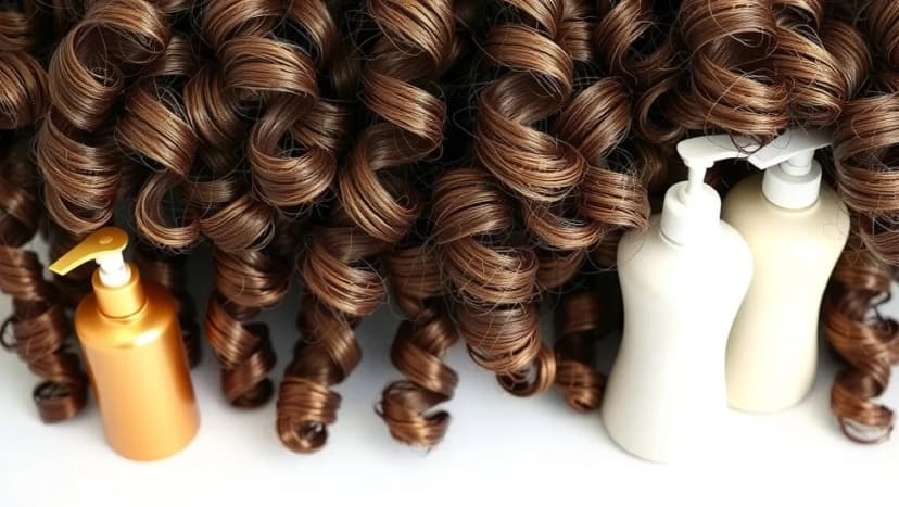 Sulfatfritt schampo för lockigt hår