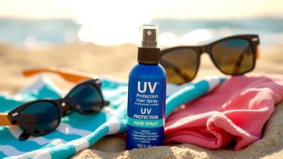 UV spray håret behöver skydd från solen