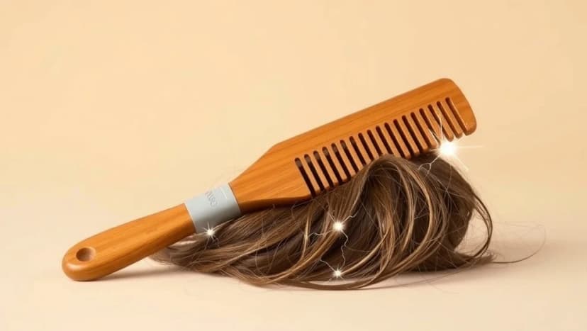 Varför blir håret elektriskt när du kammar det